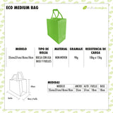 ECO BOX MEDIUM BAG 35x37x18x18cm 100 Piezas (Sin Impresión)